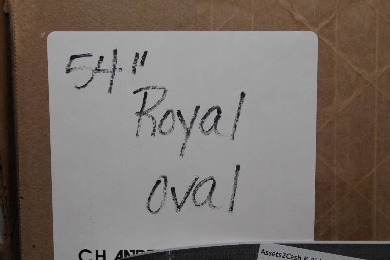 lot 774 image: Box of C.H.A. 54 Royal Blue TT Oval Lace The Ultra Lace.