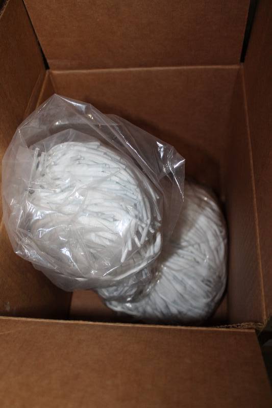 lot 775 image: Box Lot of White Shoe Laces.