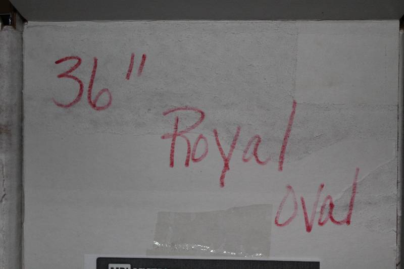 lot 787 image: Box of C.H.A. 36 Royal Blue TT Oval Lace The Ultra Lace.