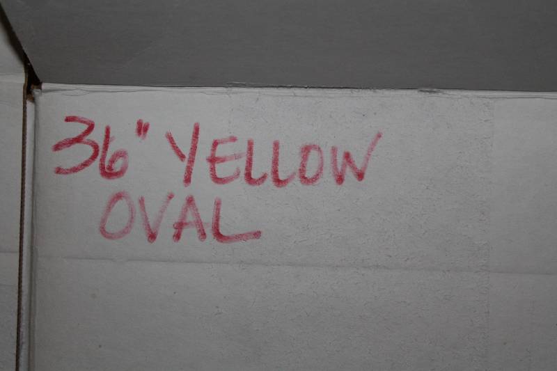 lot 1115 image: Box of C.H.A. 36 Yellow Oval Lace The Ultra Lace.