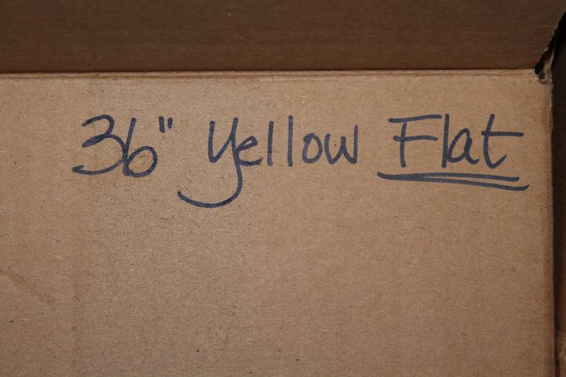 lot 795 image: Box of C.H.A. 36 Yellow Flat Lace The Ultra Lace.