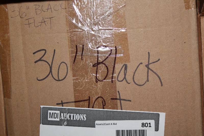 lot 801 image: Box of C.H.A. 36 Black Flat Lace The Ultra Lace.