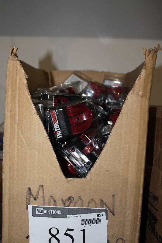 lot 851 image: Box Lot of Triton Armor Mouth Guard Red.