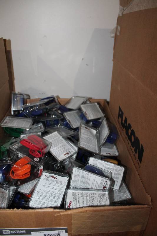 lot 855 image: Box Lot of Triton Armor Mouth Guards Miscellaneous Colors wStrap.