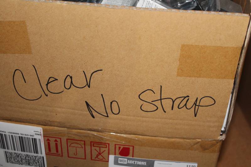 lot 1120 image: Box Lot of Triton Armor Mouth Guards Clear wNo Strap.