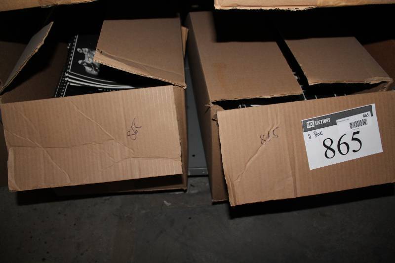 lot 865 image: Box Lot of (2) Official Lacrosse Score Books C.H.A. Brand Spiral Bound.