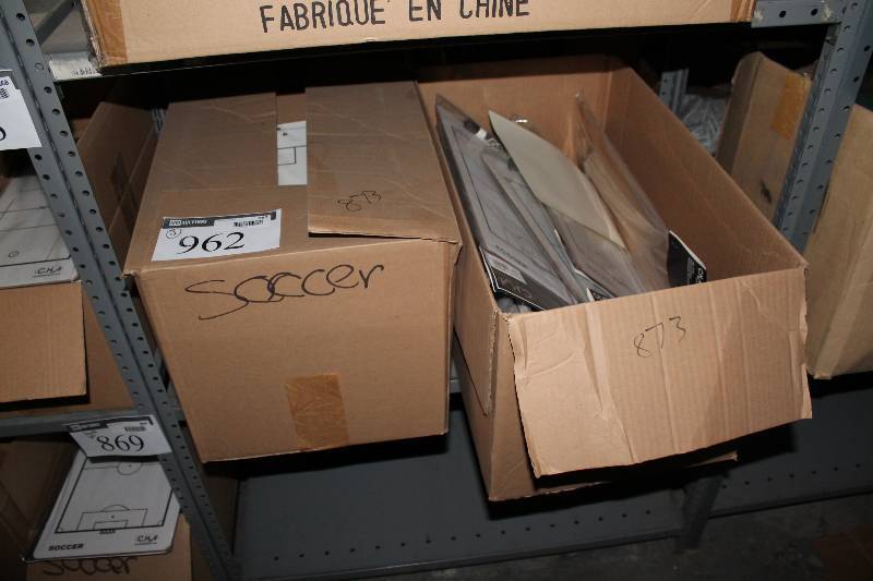 lot 962 image: Box Lot of (2) Including Soccer Play Maker Dry Erase Boards.