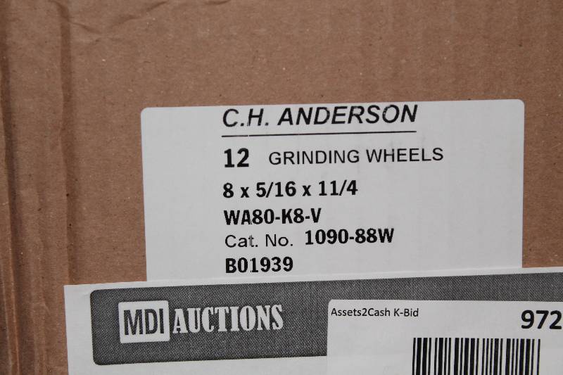 lot 972 image: Lot of (12) Precision Balance Sharp Zone Grinding Wheels80 Grit.