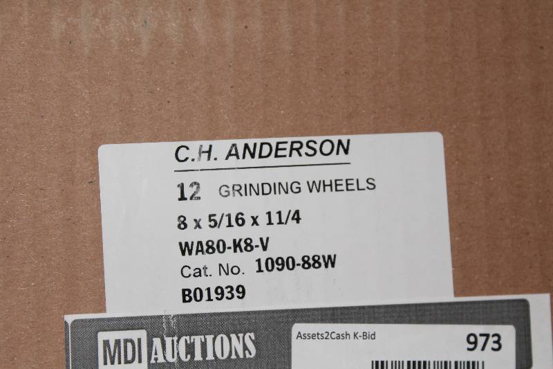 lot 973 image: Lot of Precision Balance Sharp Zone Grinding Wheels80 Grit.