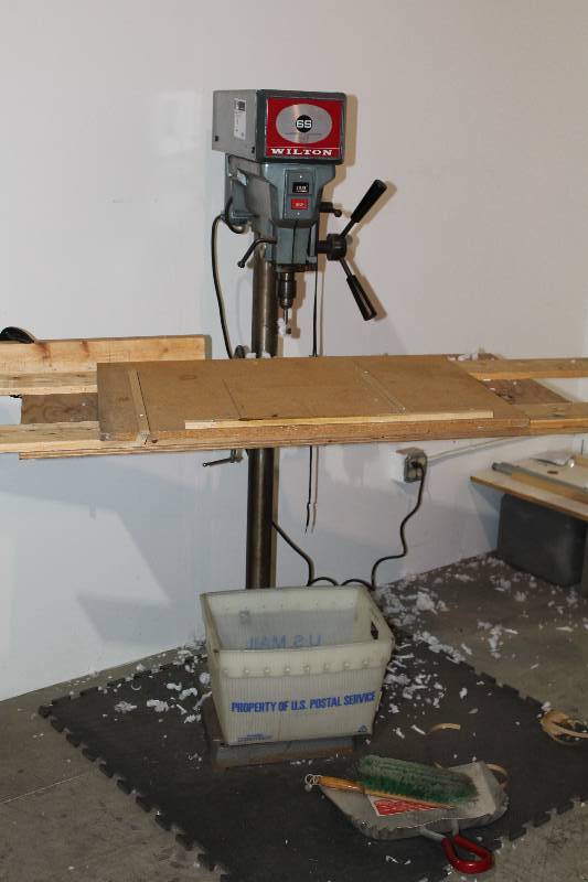 lot 2 image: Wilton 6S Drill Press wStand & Table Top 28 x 14 x 65.5.