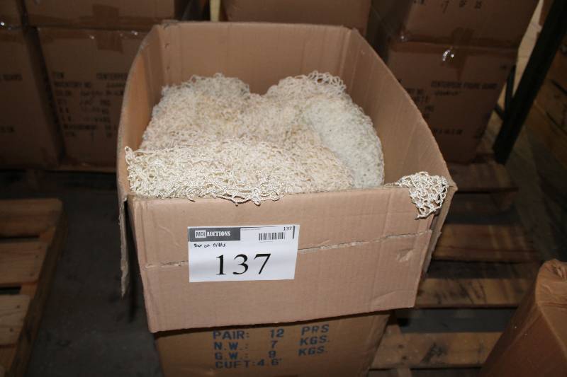 lot 137 image: Box Lot of Goalie Nets White.