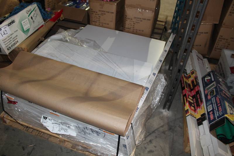 lot 141 image: Pallet Lot of Prime Impax 650 Polystyrene Sheets .125 x 32 x 44.