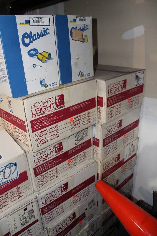 lot 83 image: Box Lot of (9) Ear Plugs Including Brands DeciDamp2 Simply Best Max-30.