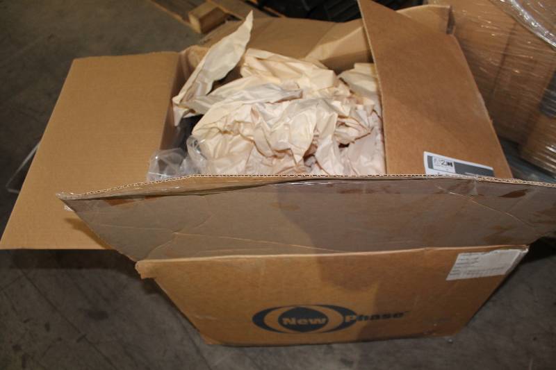 lot 85 image: Box Lot of Black Plastic CupsDiscs.