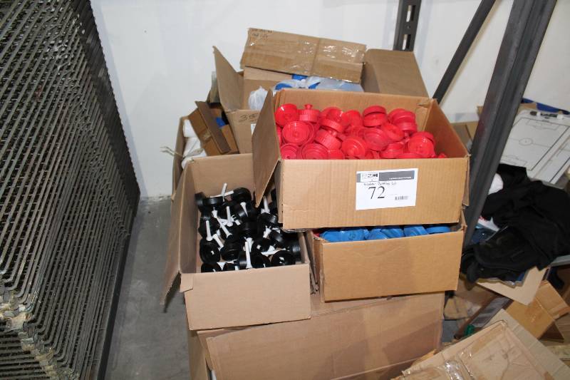 lot 72 image: Water Bottle Lot Including Watter Bottle Lids wStraws, Miscellaneous Colors Water Bottles wLids & Straws.