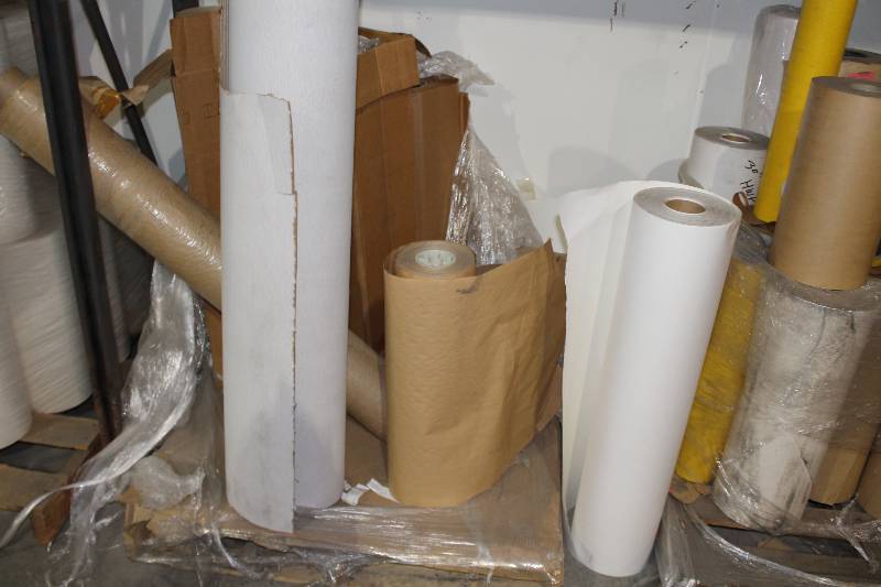 lot 59 image: Pallet Lot Including Rolls of Brown Kraft Paper And More.