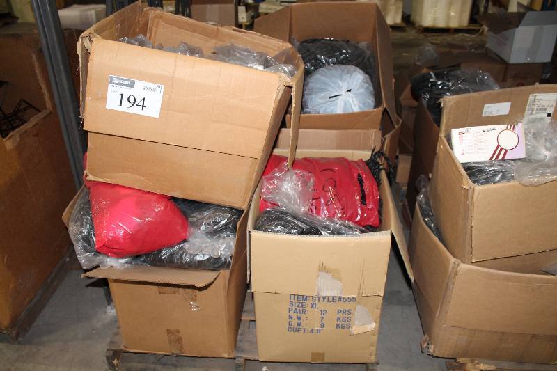 lot 194 image: Pallet Lot of Hockey Skate Laces Black 6 Boxes.