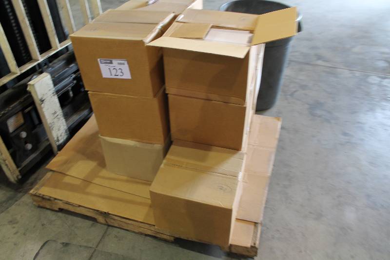 lot 123 image: Pallet Lot of Envelopes Including White Wove Booklet PrintMaster White Wove Booklet, 9.5 x 12 58.