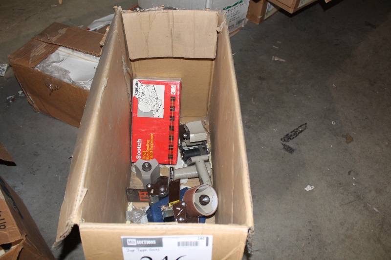 lot 246 image: Box Lot of Tape Guns & Label Guns.