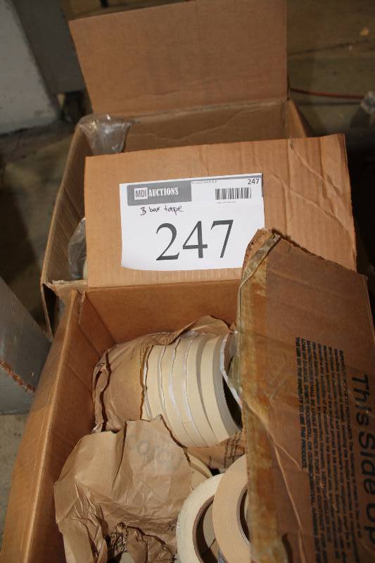 lot 247 image: Box Lot of (3) Including Cantech Filament Tape, 9mm x 55m.
