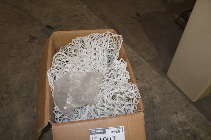 lot 1097 image: Box Lot of Hockey Nets White.