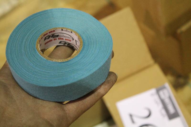 lot 262 image: Box Lot of (1) C.H.A. Powder Blue Cloth Tape 1 x 25Yards 36perBox.