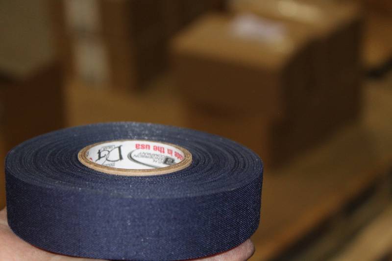 lot 264 image: Box Lot of (3) C.H.A. Navy Blue Cloth Tape 1 x 25Yards 36perBox.