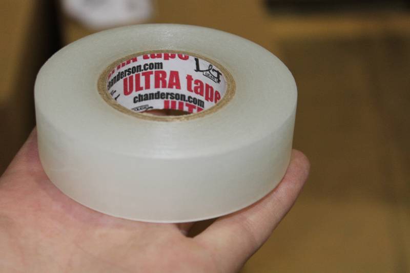 lot 269 image: Box Lot of (4) C.H.A.Clear Poly Shin Guard Tape 1 x 27Yards 36perBox.