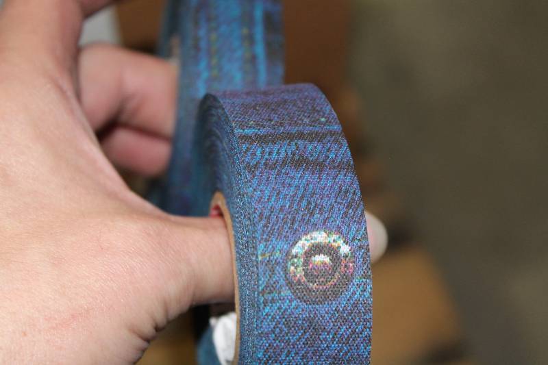 lot 289 image: Box Lot of (2) C.H.A. Denim Cloth Tape 1 x 20Yards.