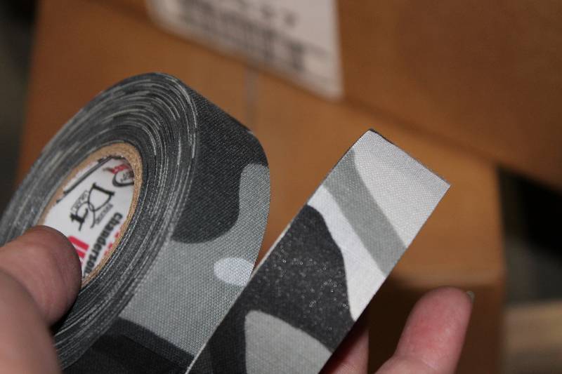 lot 280 image: Box Lot of (2) C.H.A.Winter Camo Cloth Tape 1 x 20Yards 36perBox.