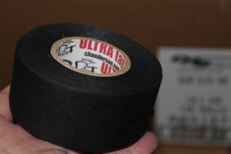 lot 295 image: Box Lot of (2) C.H.A. Black Cloth Tape 1 x 15Yard  135perBox.