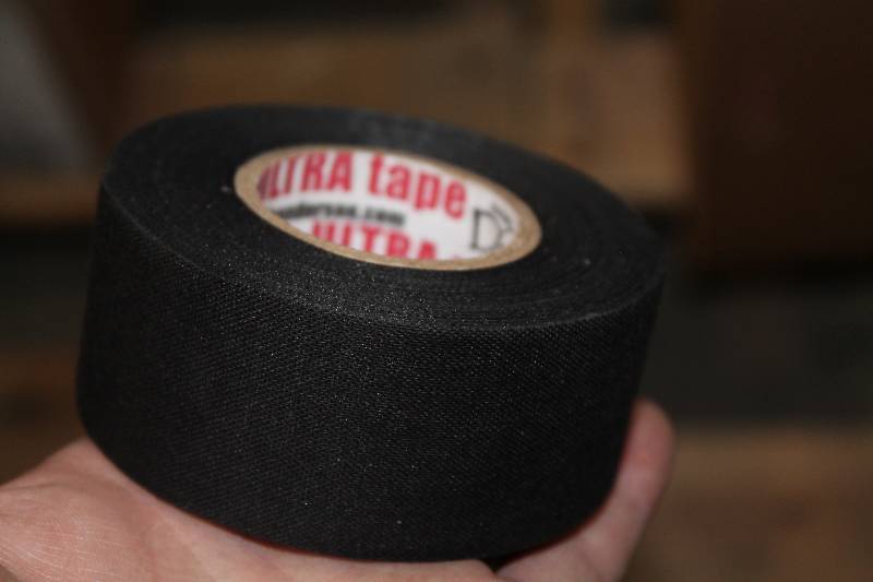 lot 297 image: Box Lot of (2) C.H.A. Black Cloth Tape 1.5 x 15Yard 54 RollsBox.