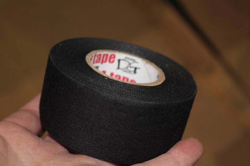lot 302 image: Box Lot of (2) C.H.A. Black Cloth Tape 1 x 30Yard 81 RollsBox.
