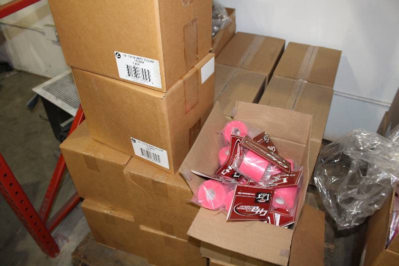 lot 23 image: Box Lot of (10) C.H.A. Foam Under Wrap Individually Packaged PinkYellow.