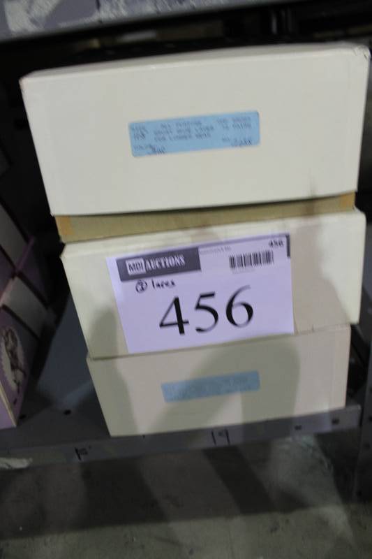 lot 456 image: Box Lot of (3) All-Purpose Shoe Laces 72, 108 Teal & Purple 72 pairsBox.