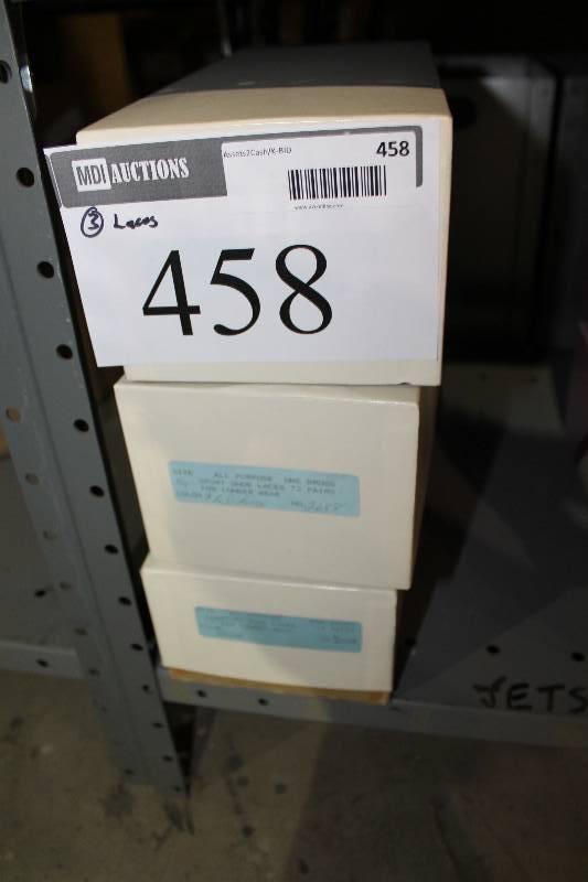 lot 458 image: Box Lot of (3) All-Purpose Shoe Laces 54 Cherry 72perBox.