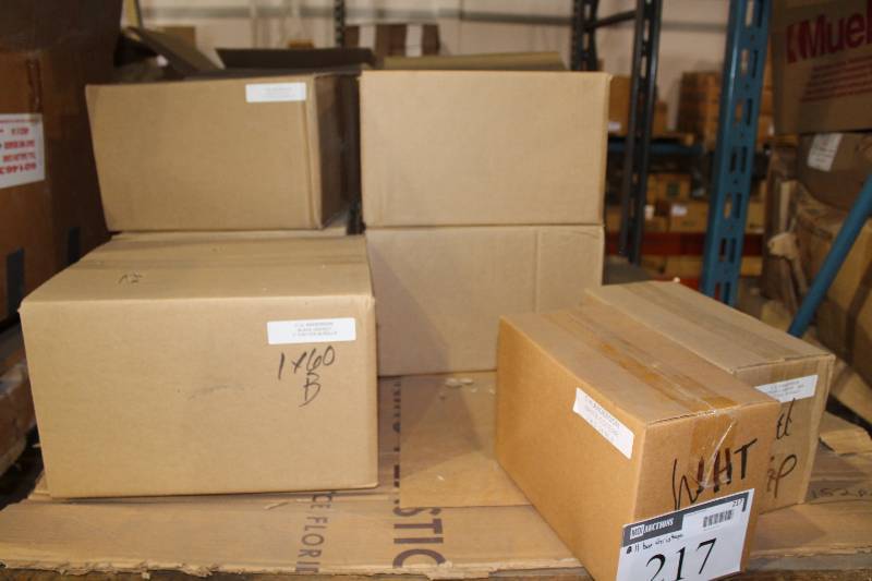 lot 217 image: Pallet Lot of Grip Tape RedWhite 36perBox.