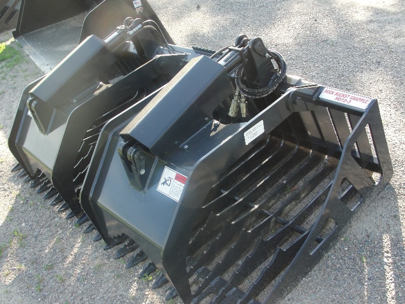 New 72 Stout Rock Grapple Fork for Skidsteer