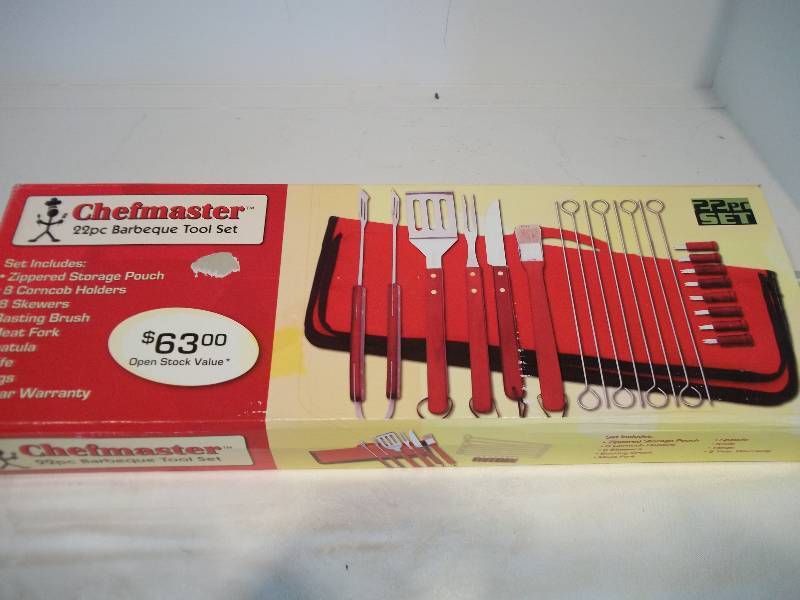Chefmaster 22 Piece Set ofGrilling Utensils