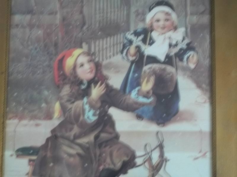 Children in Snow Picture