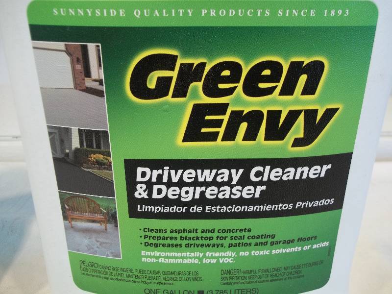 Jugs of Driveway Cleaner