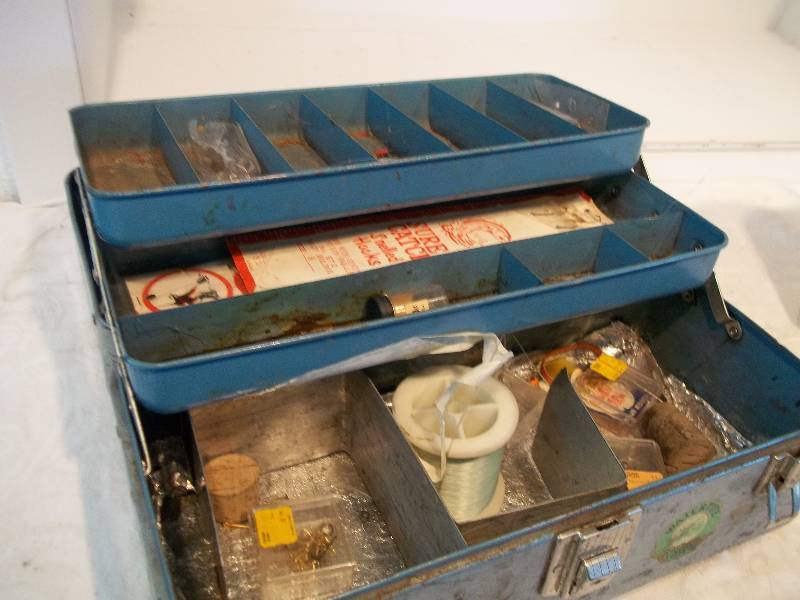 Tackle Box and  Live Bait Bucket