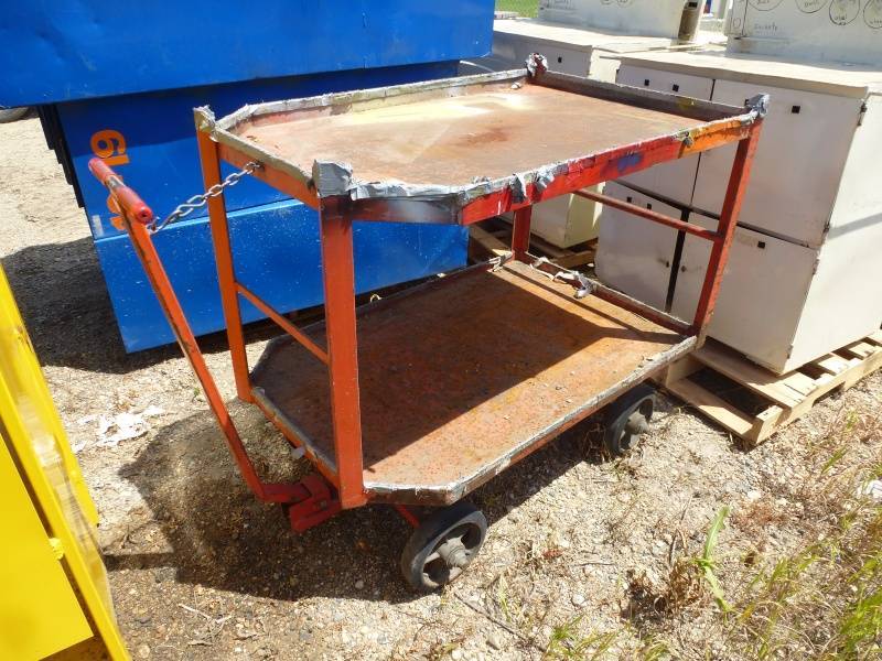 Steel roll away cart