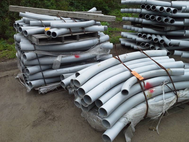 2 Piles of PVC
