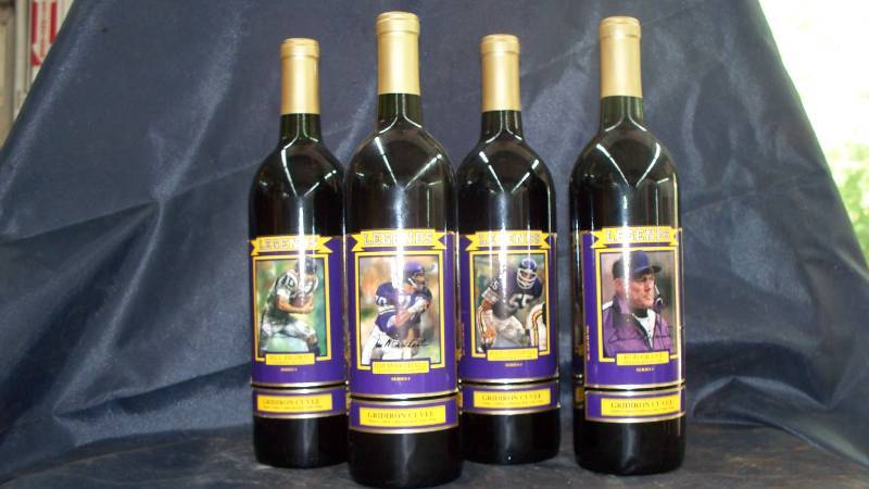 lot 36 image: Collectible Wine Bottles Vikings