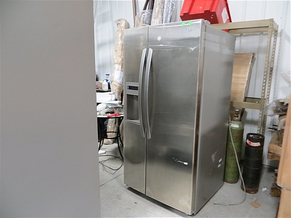 5 Stainless Steel LG Refrigerators for Parts