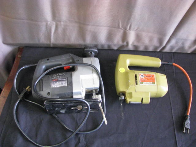 two saws Black and Decker and Skill
