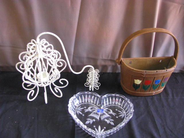 three decor items