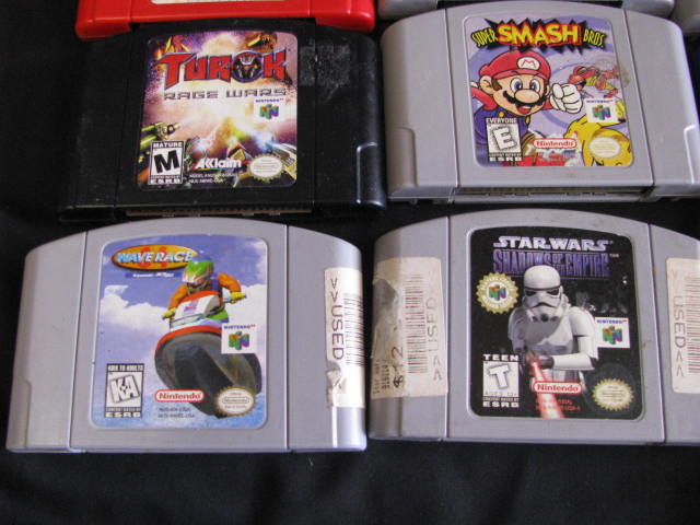 (21) nintendo 64 video games see photos for titles