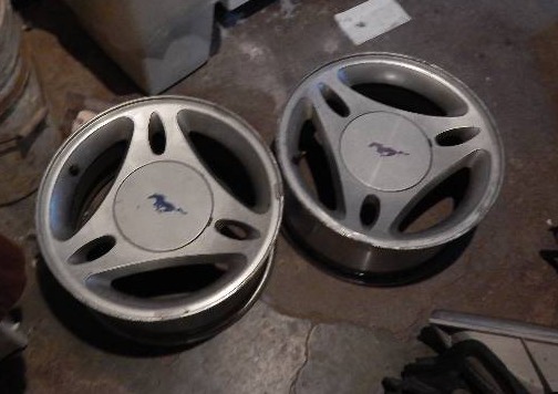 2 Used Mustang Rims